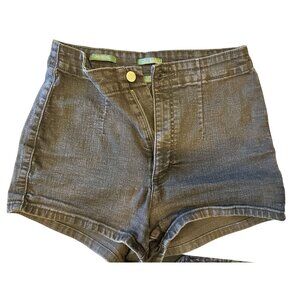 Wild Fable Black High Rise Jean Shorts Size 8/29R Stretch Cotton Poly Spandex